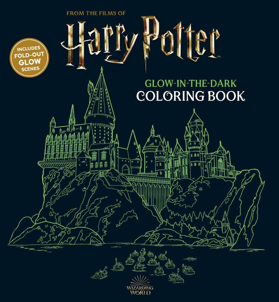 Harry Potter Glow-in-the-Dark Coloring Book - Magical Film Scenes