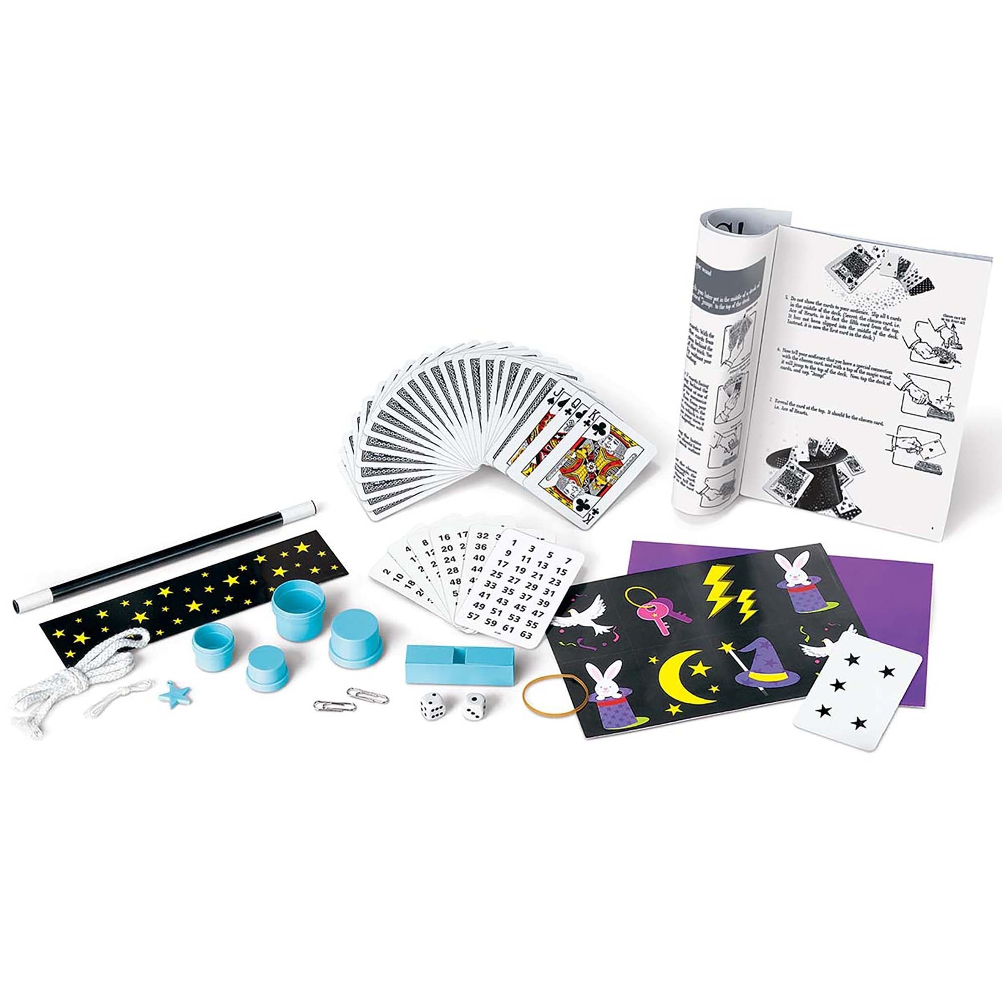 KidzLabs 12-Tricks Magic Kit Set for Aspiring Magicians