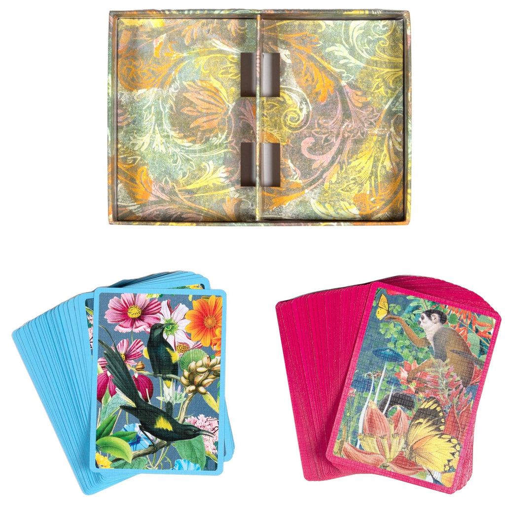 Garden of Eden Deluxe Playing Card Decks with Gilded Edges