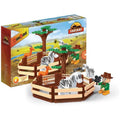 Adventure Play - Safari Animal Pen Set - 112pcs