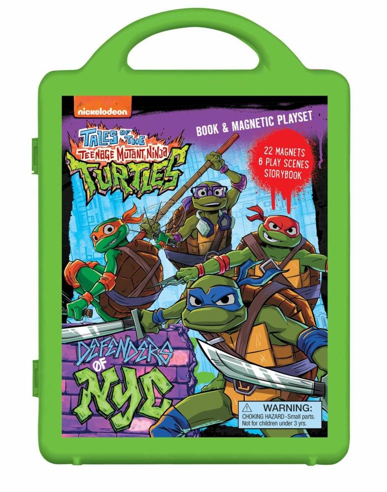 Simon & Schuster Teenage Mutant Ninja Turtles: Defenders of NYC Magnetic Play Set