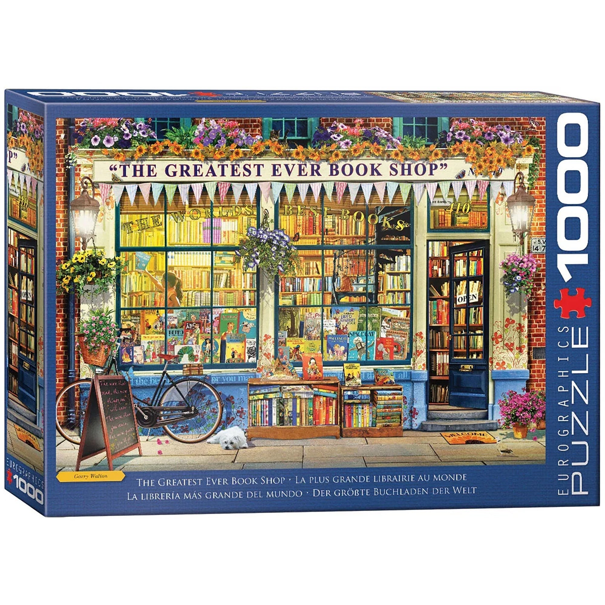 Eurographics The Greatest Ever Book Shop 1000-Piece Jigsaw Puzzle