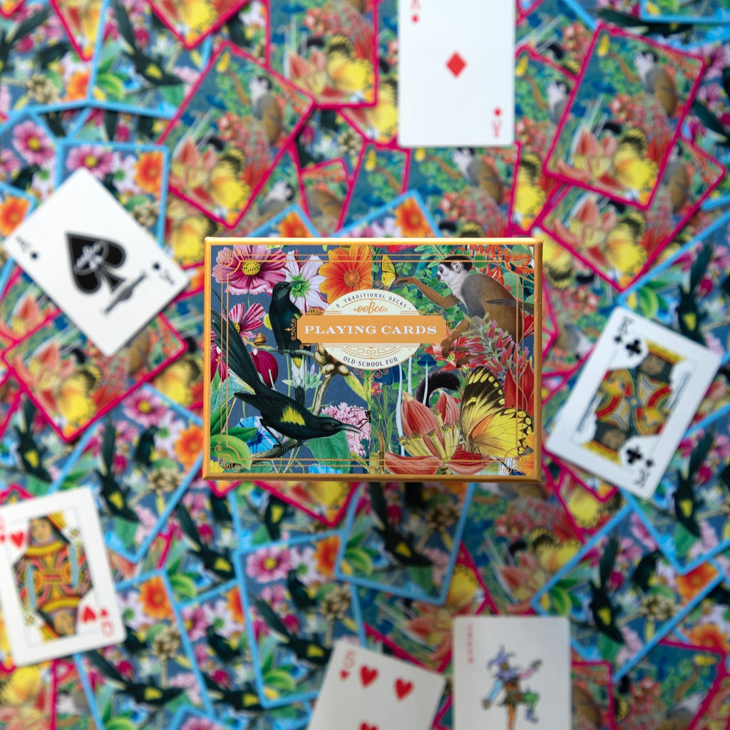 Garden of Eden Deluxe Playing Card Decks with Gilded Edges