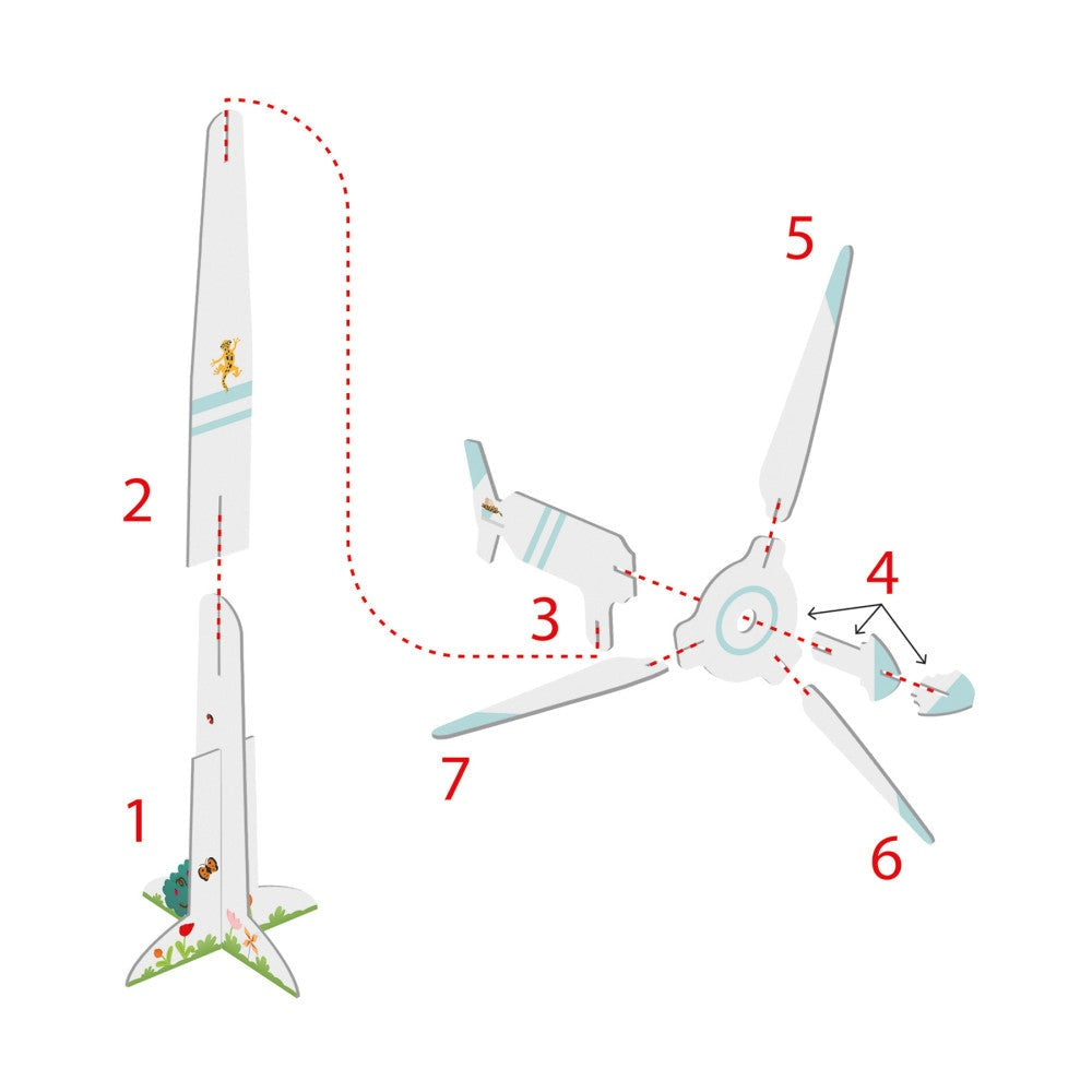 Janod WWF Wind Turbine Cooperative Building Game