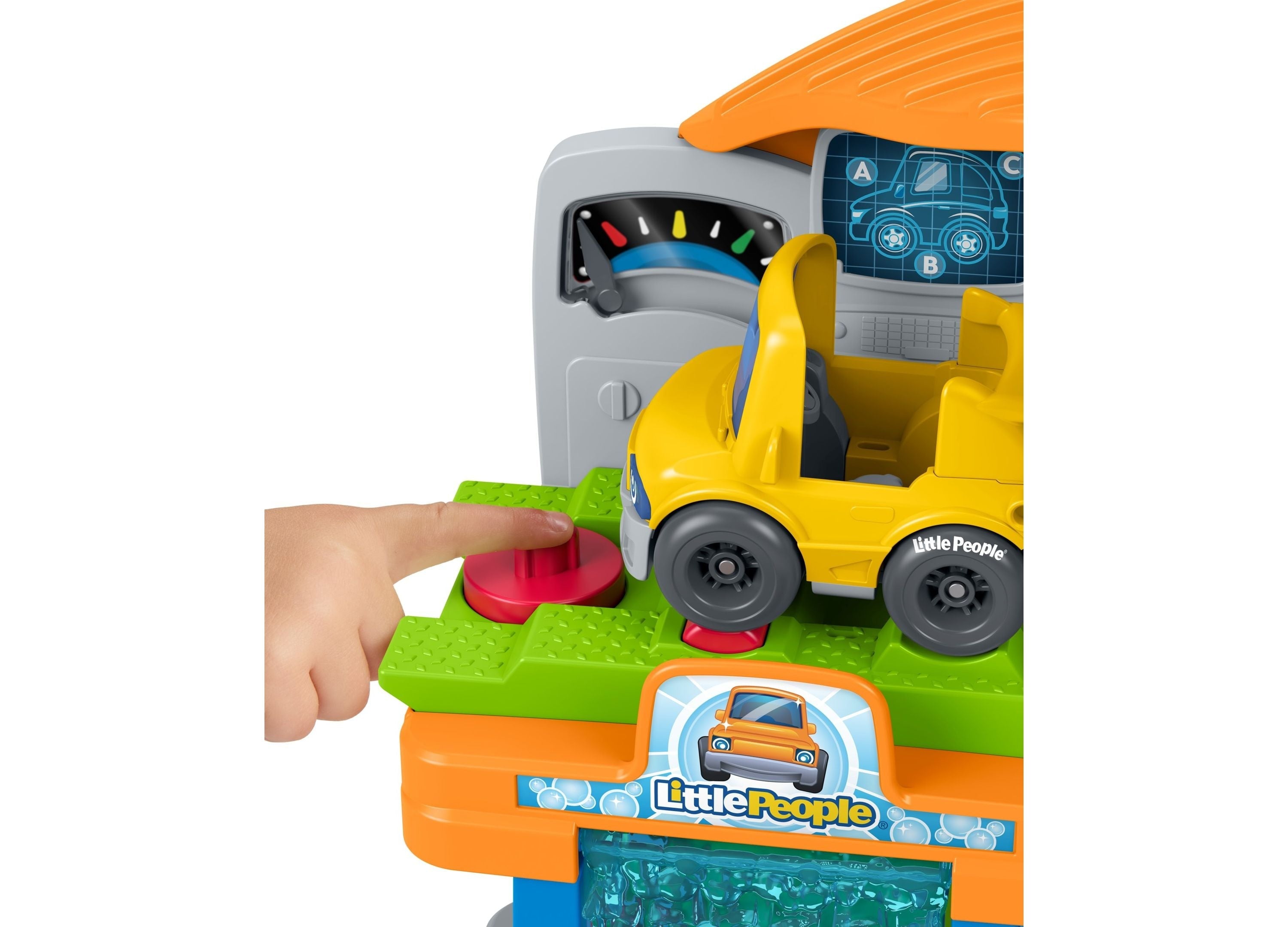 Fisher-Price Little People Fillin' Fun Service Station Folding-Ramp Playset