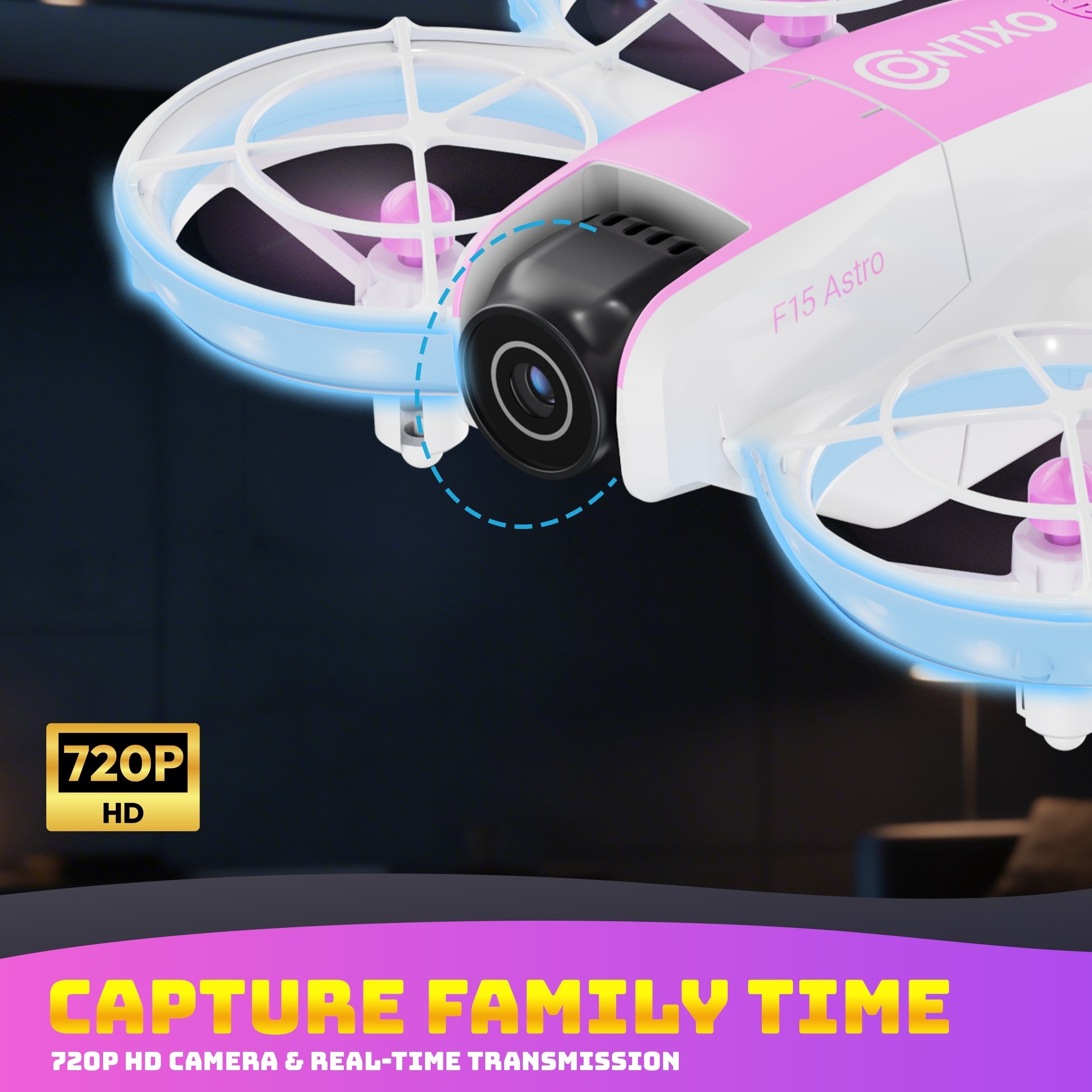 Contixo F15 Astro Mini Drone With 720P HD Camera And 2.4-Inch Screen Remote For Beginners