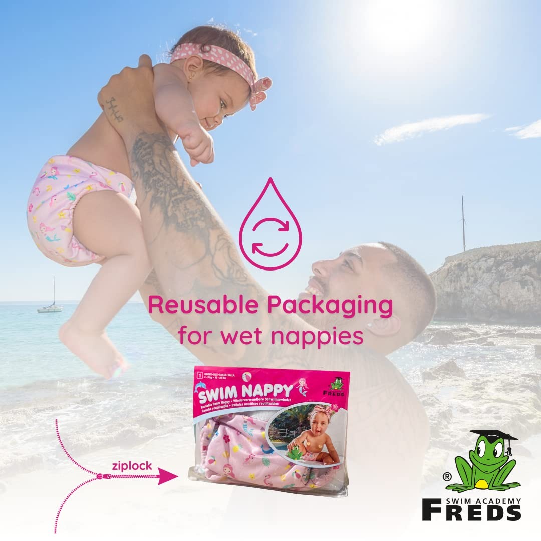 FREDS SWIM ACADEMY Pink Swim-Tastic Diaper - Babies and Toddlers
