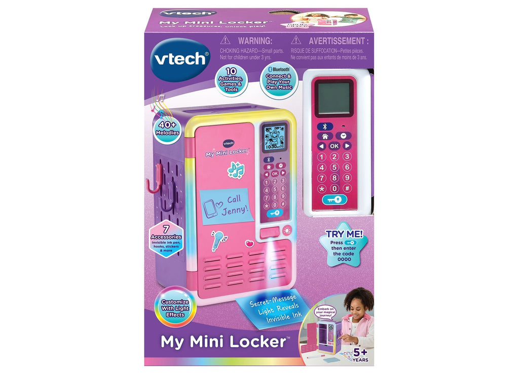 VTech My Mini Locker Customizable Bluetooth Music Learning Toy
