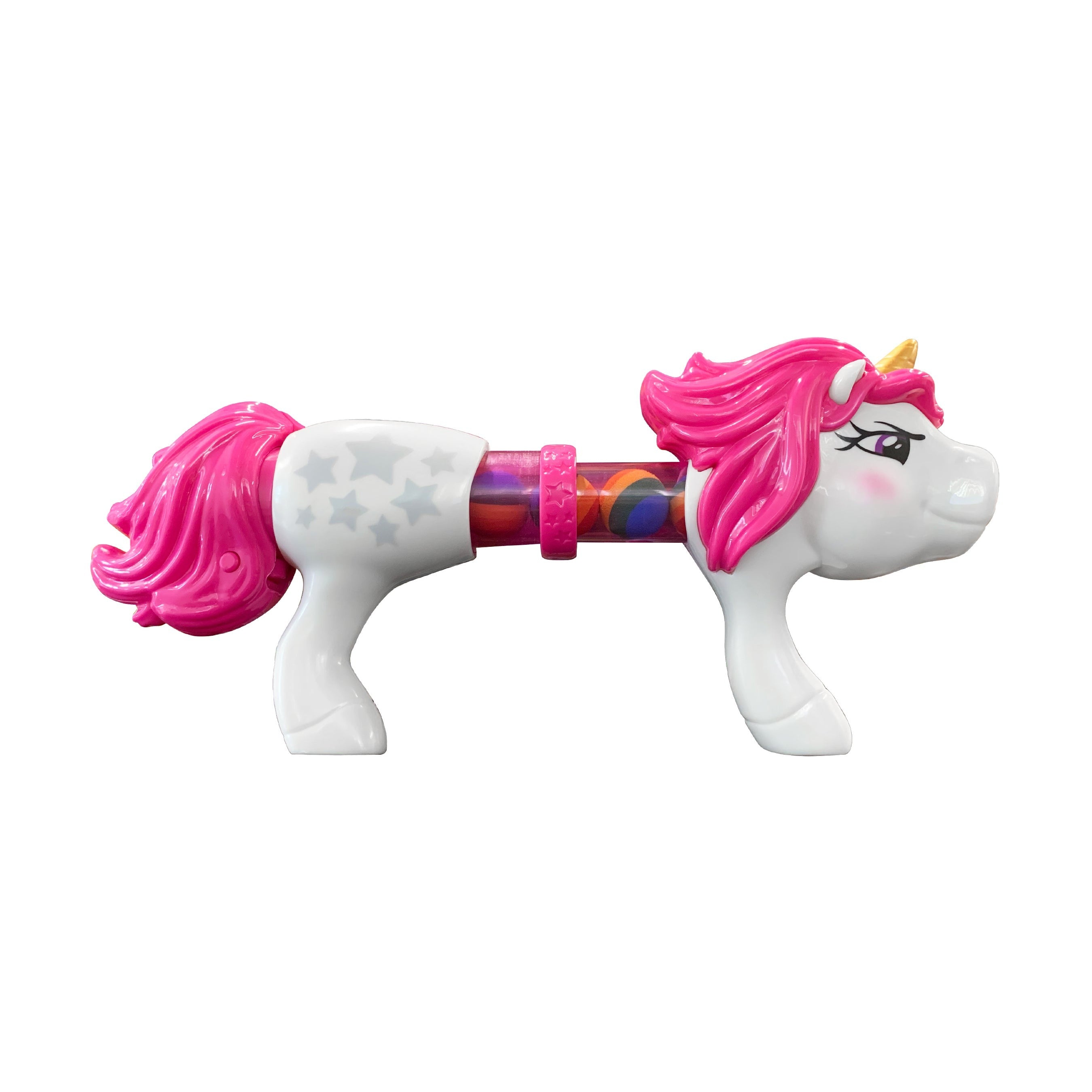 Hog Wild Unicorn Power Popper Air-Powered Foam Ball Blaster