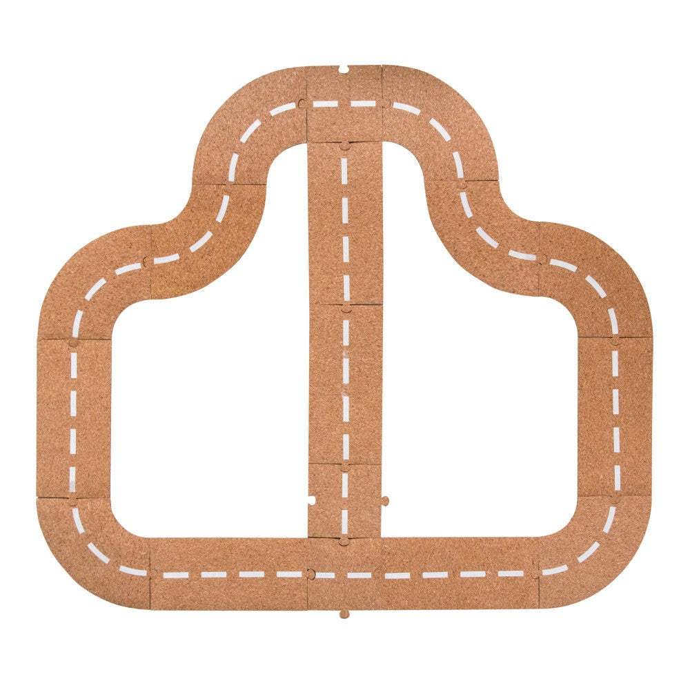 The Freckled Frog 17-Piece Cruisin' Cork Road Playset