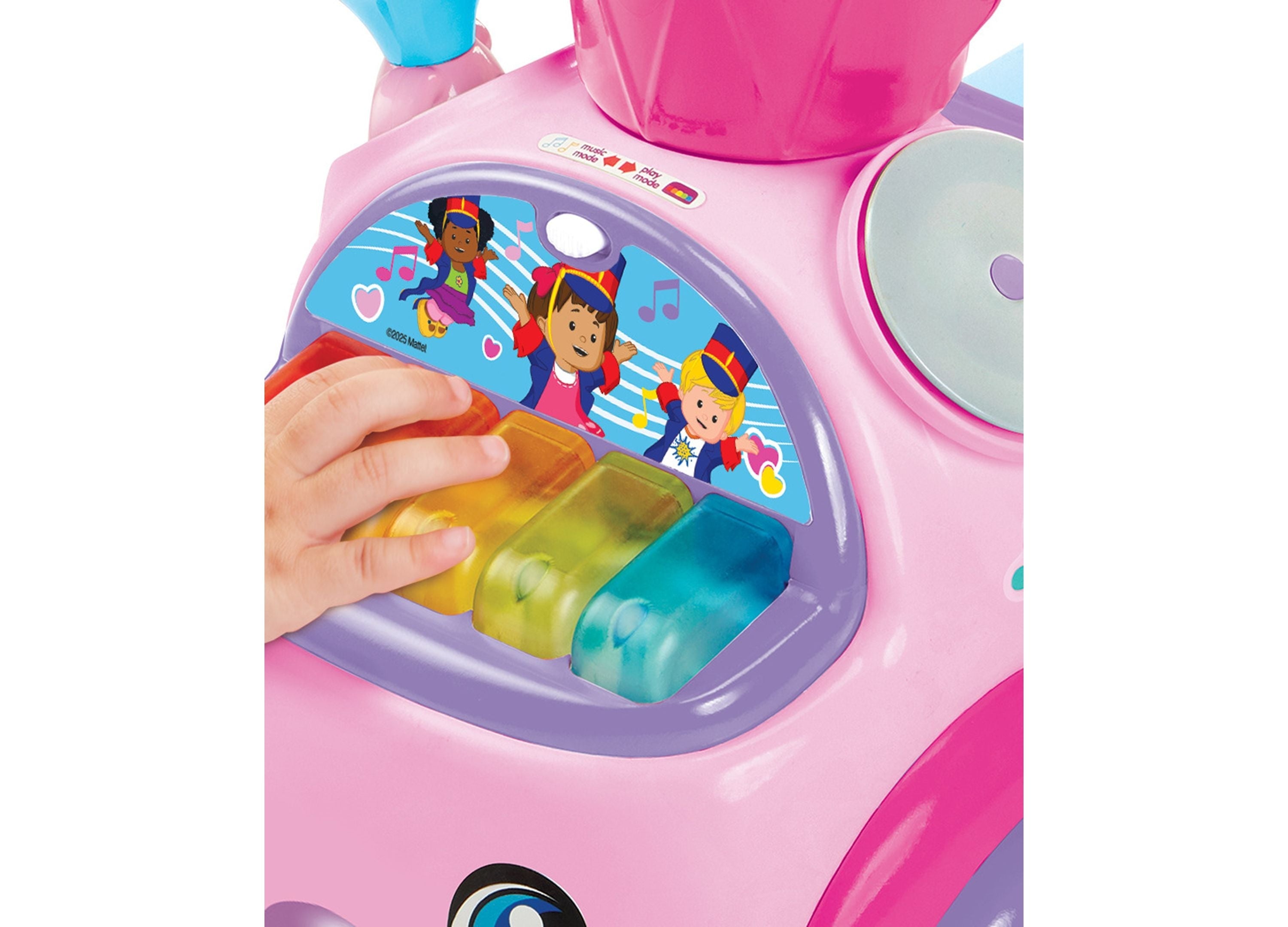 Fisher-Price Little People Music Parade Ride-On Toy With Lights And Sounds