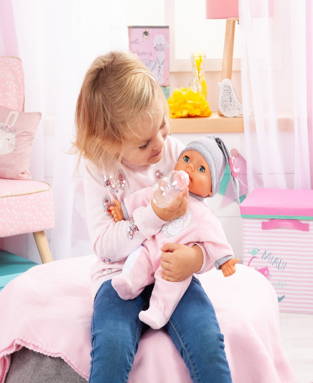 Bayer Design My Piccolina 15" Interactive Baby Doll - Sleepy Eyes