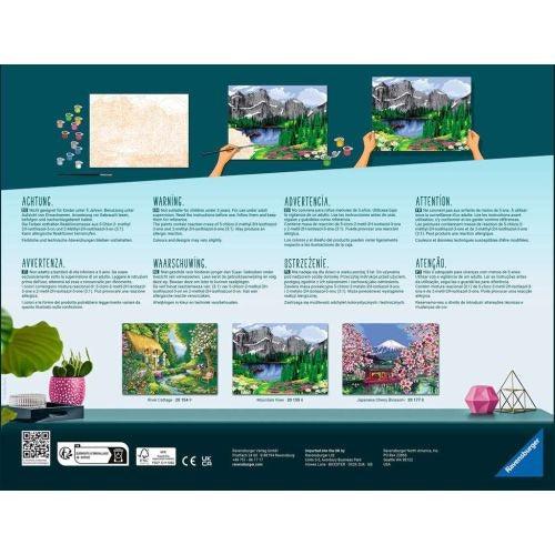 Ravensburger River Cottage Artistic Paint by Number Kit