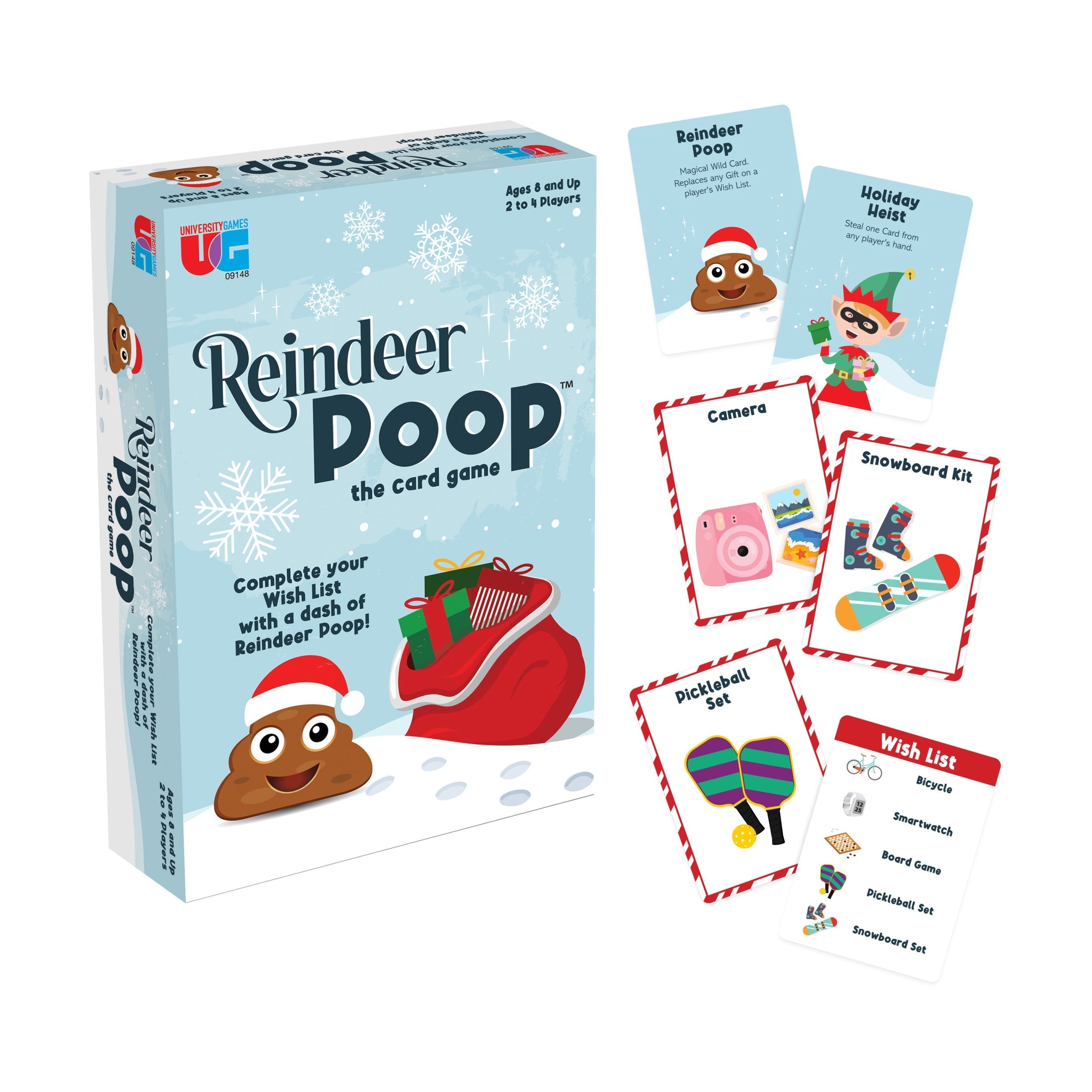 Reindeer Poop Festive Family Card Game
