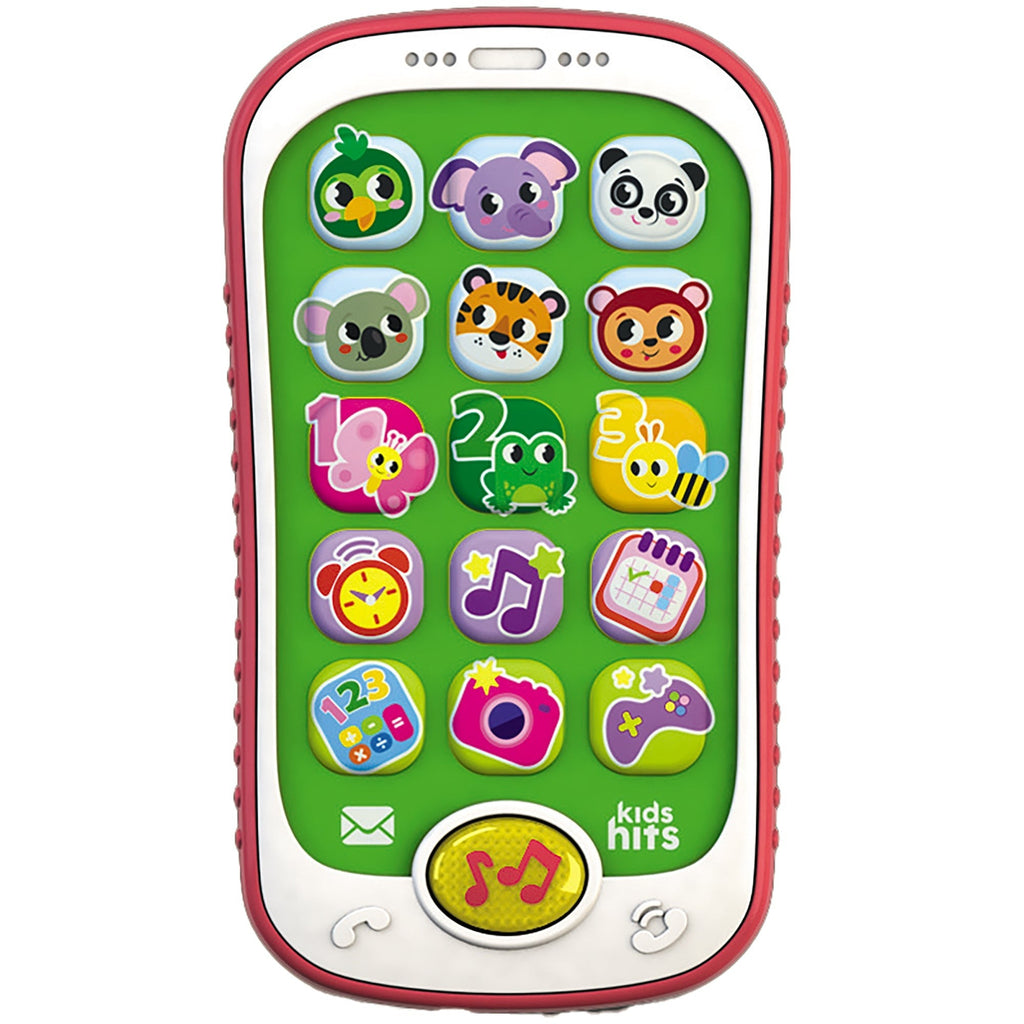 Kids Hits Light-Up Zoo Smart Phone Interactive Educational Toy With Animal Sounds & Songs