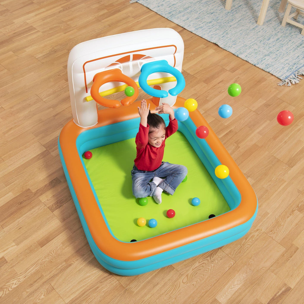 Bestway Kick 'N Swish Inflatable 3-in-1 Sports Center for Kids