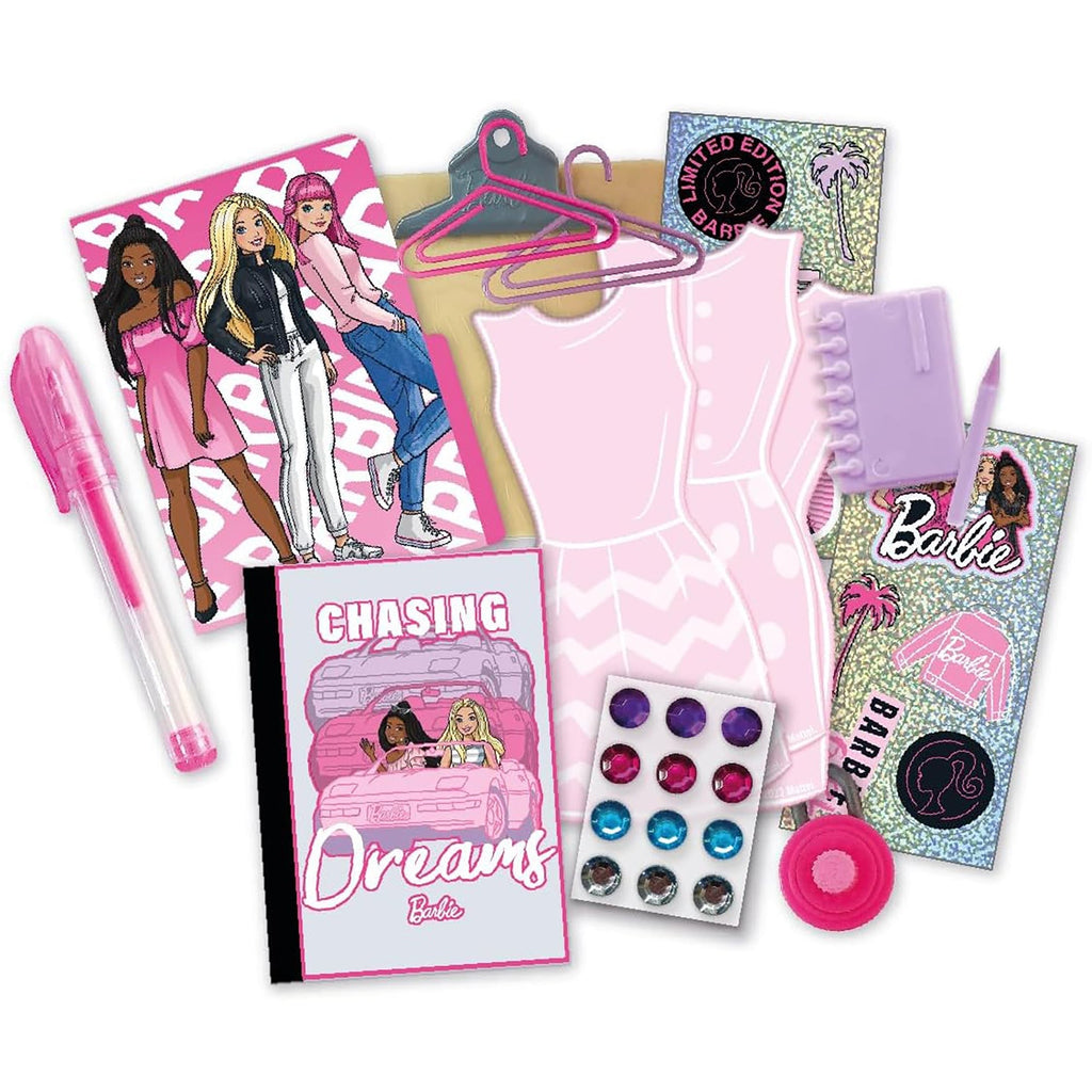 Barbie Design Activity Locker 7-Piece Craft Set