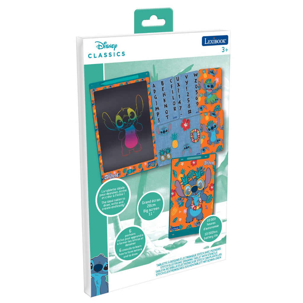 Stitch 11’’ multicolor learning drawing E-ink tablet with stencils