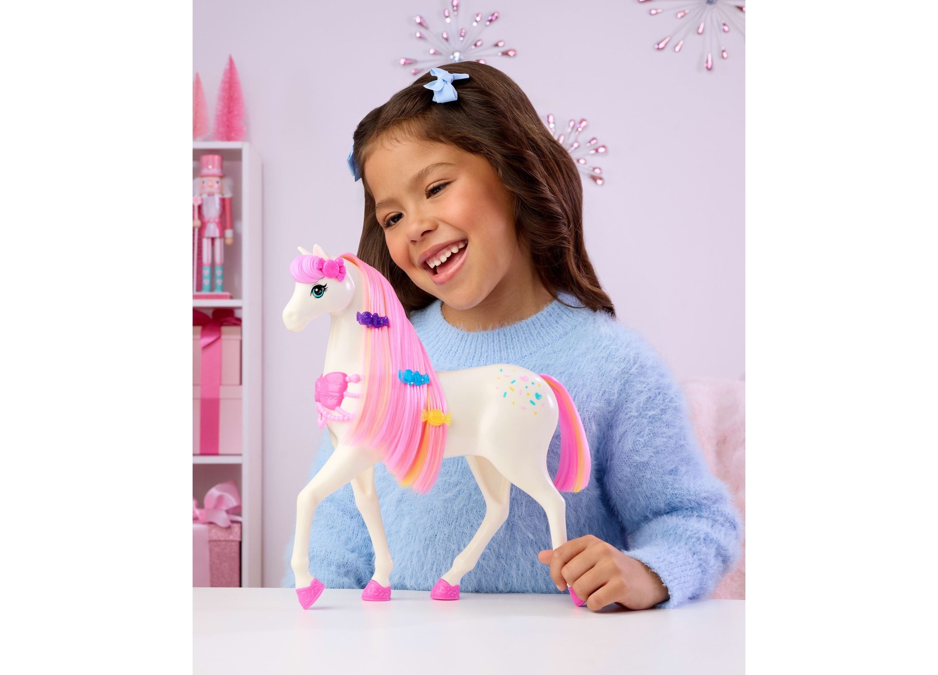 Barbie Nutcracker Land of Sweets Horse with Scented Mane, 5-Piece Playset