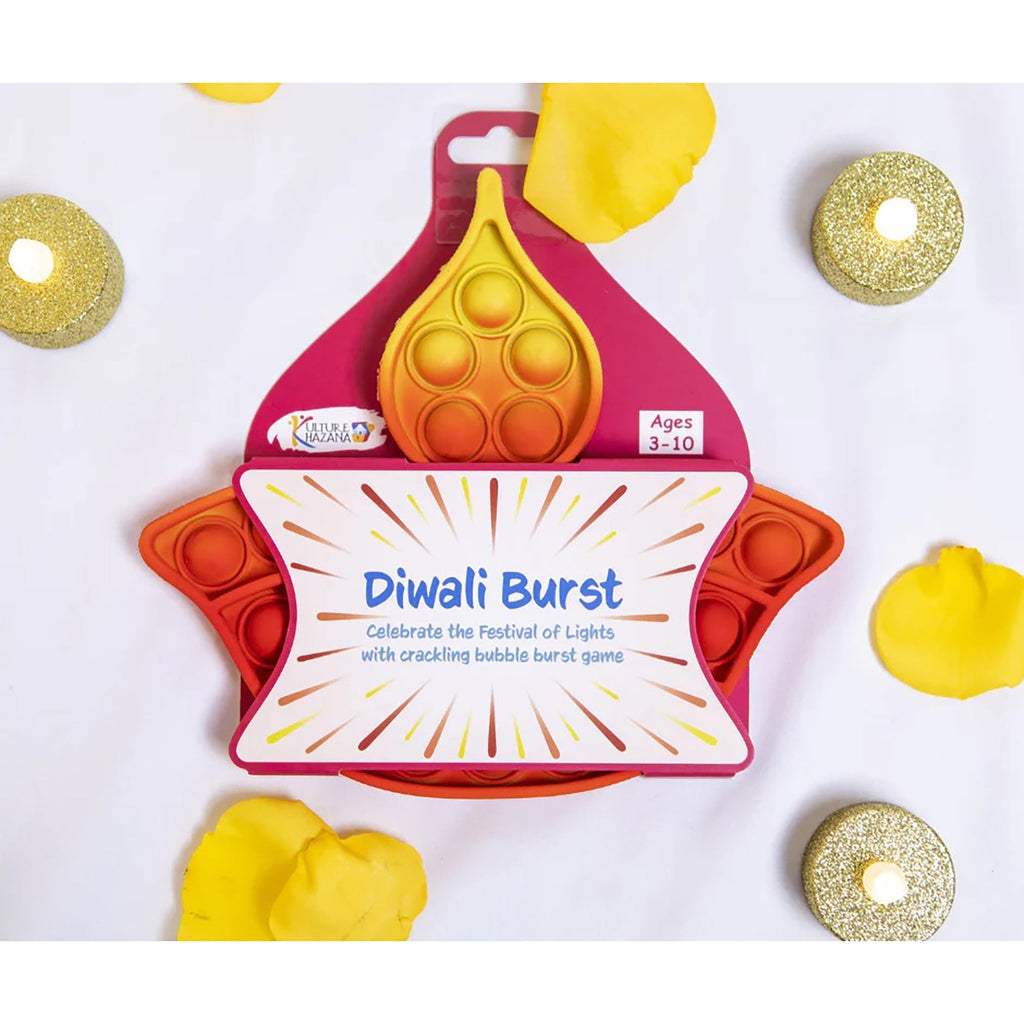 Kulture Khazana Diwali Burst Diya Lamp Fidget Popping Toy