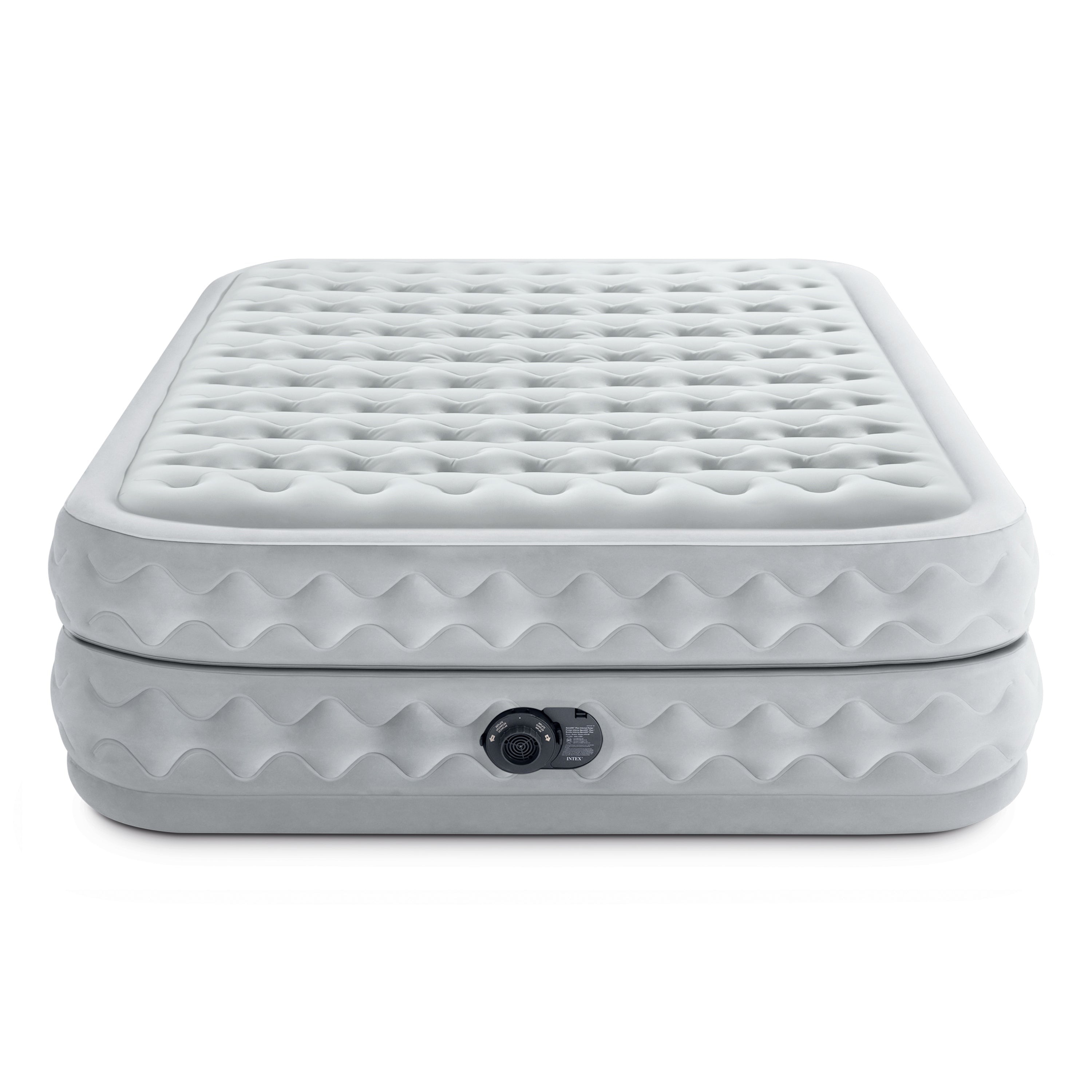Intex Supreme Queen Airbed with Built-in Electric Pump & Fiber-Tech Technology