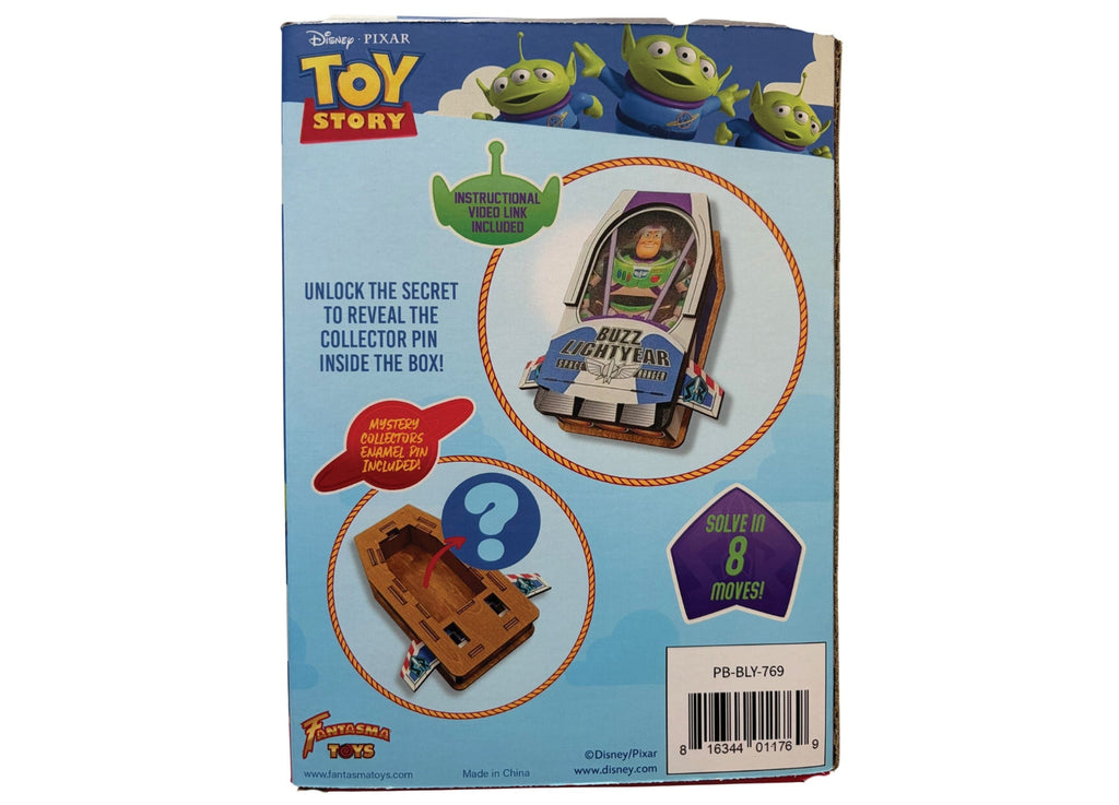 Fantasma Disney Toy Story Buzz Lightyear Spaceship Wooden Puzzle Box