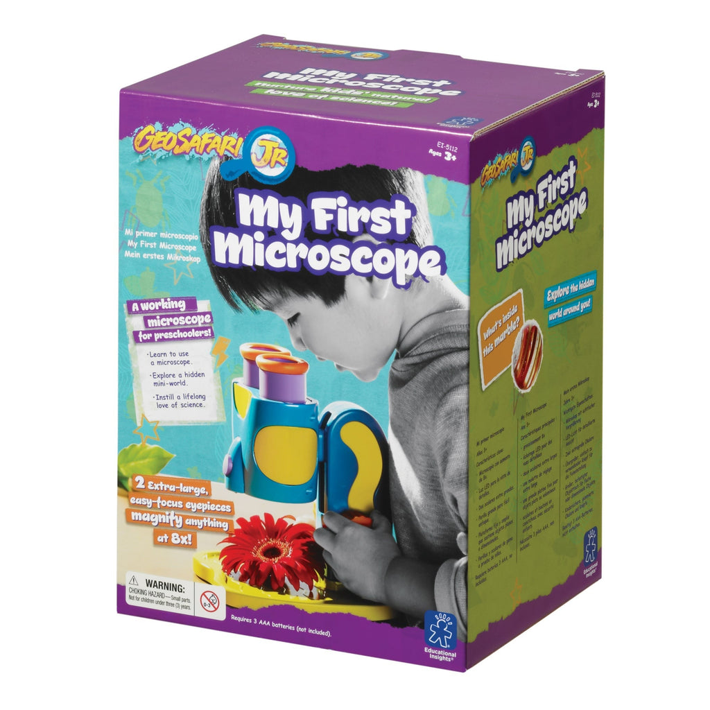 GeoSafari Jr. STEM Microscope With 8x Magnification And LED Light