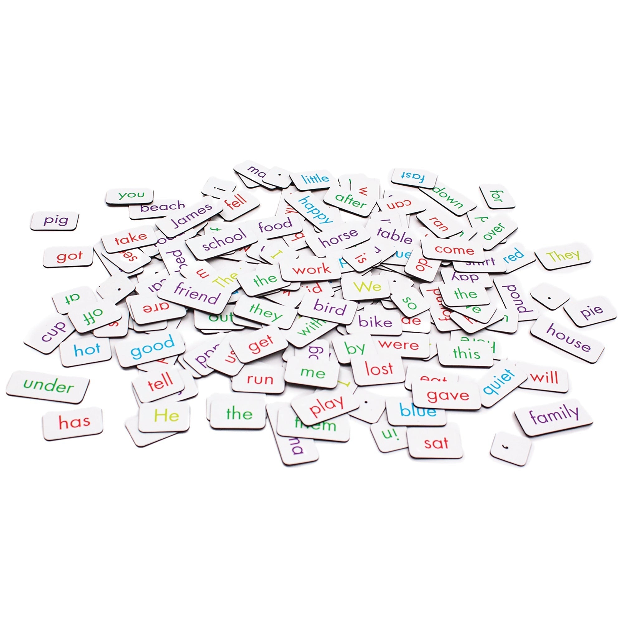 Junior Learning Rainbow Sentences Magnetic Literacy Building Set With 160 Pieces