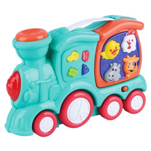 Whimsy Wheels B/O Talking Animal Train with Lights & Sounds