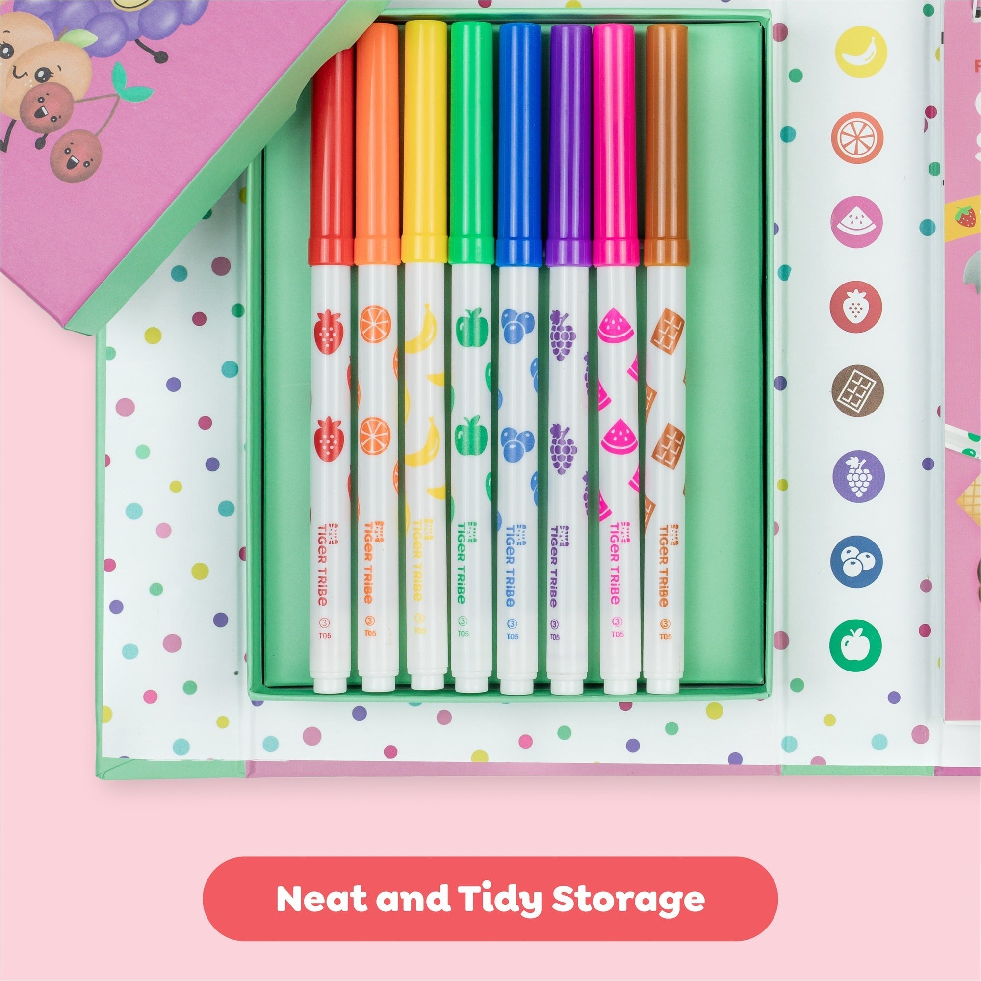 Tiger Fruitie Cutie Scented Coloring Set