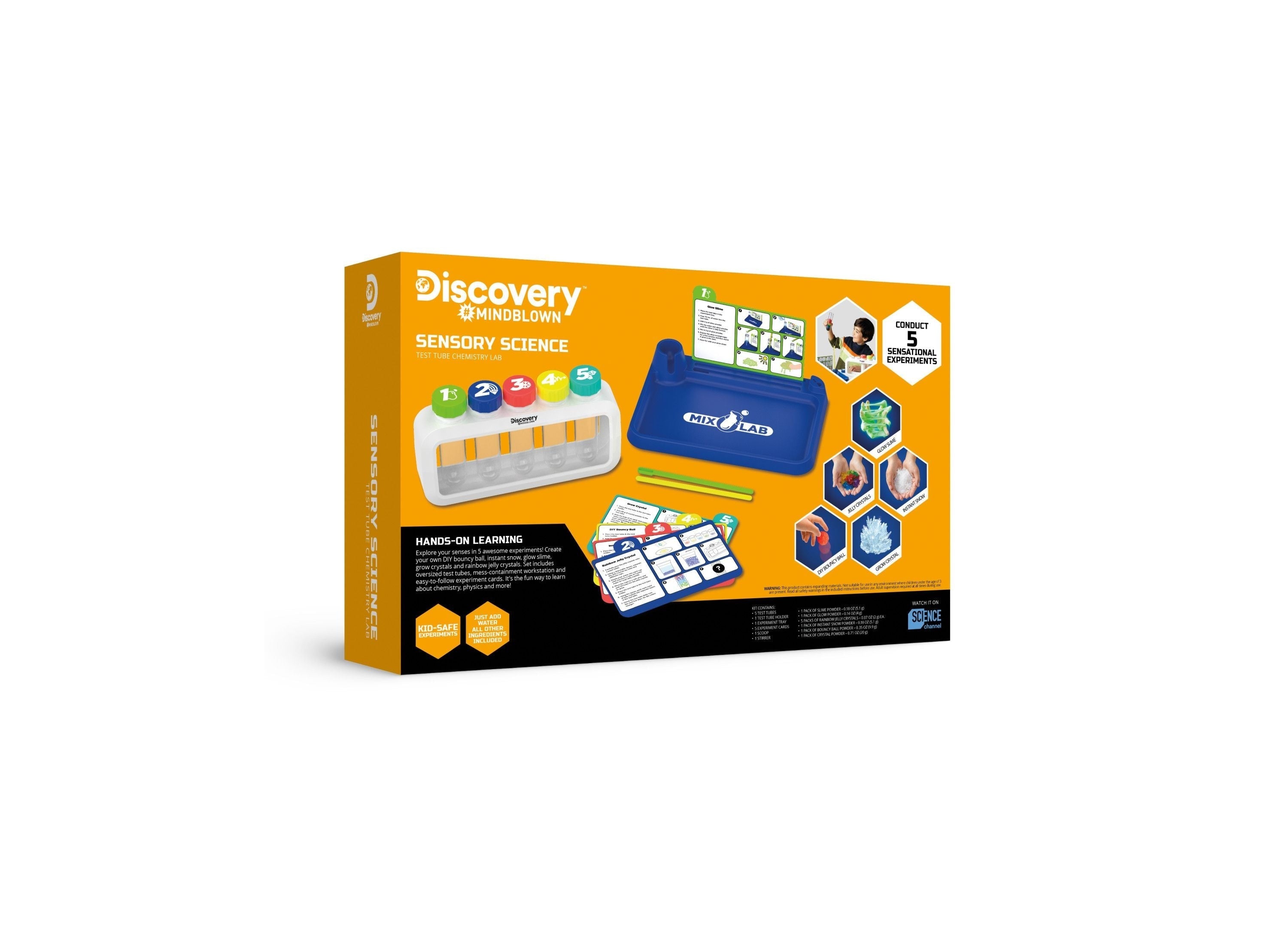 Discovery #MINDBLOWN Sensory Science Test Tube Chemistry Lab Set