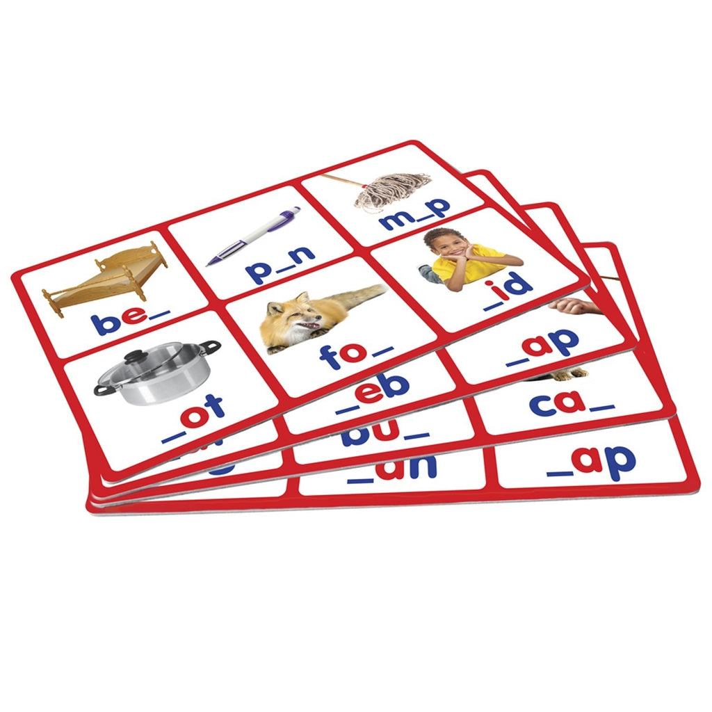 Junior Learning CVC Bingo Game Set - Consonant Vowel Consonant Learning Kit