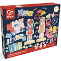 Hape Stylish Seasons 68pc Magnetic Dress-Up Wooden Puzzle