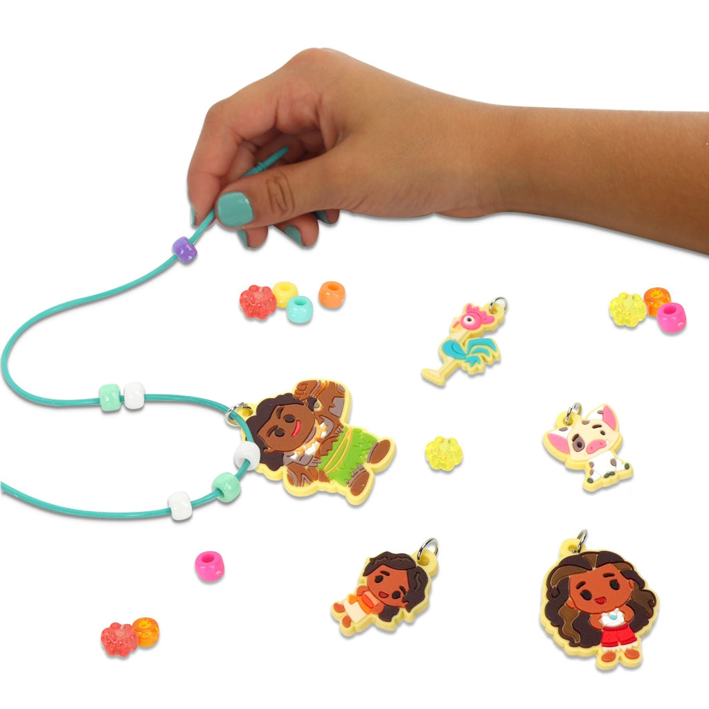 Disney Moana 2 Necklace Activity Set With 5 Charms And 150 Beads