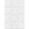 Hygloss Compoz-A-Puzzle Rectangular DIY Puzzle Kit - 24 Pack, 12 pcs