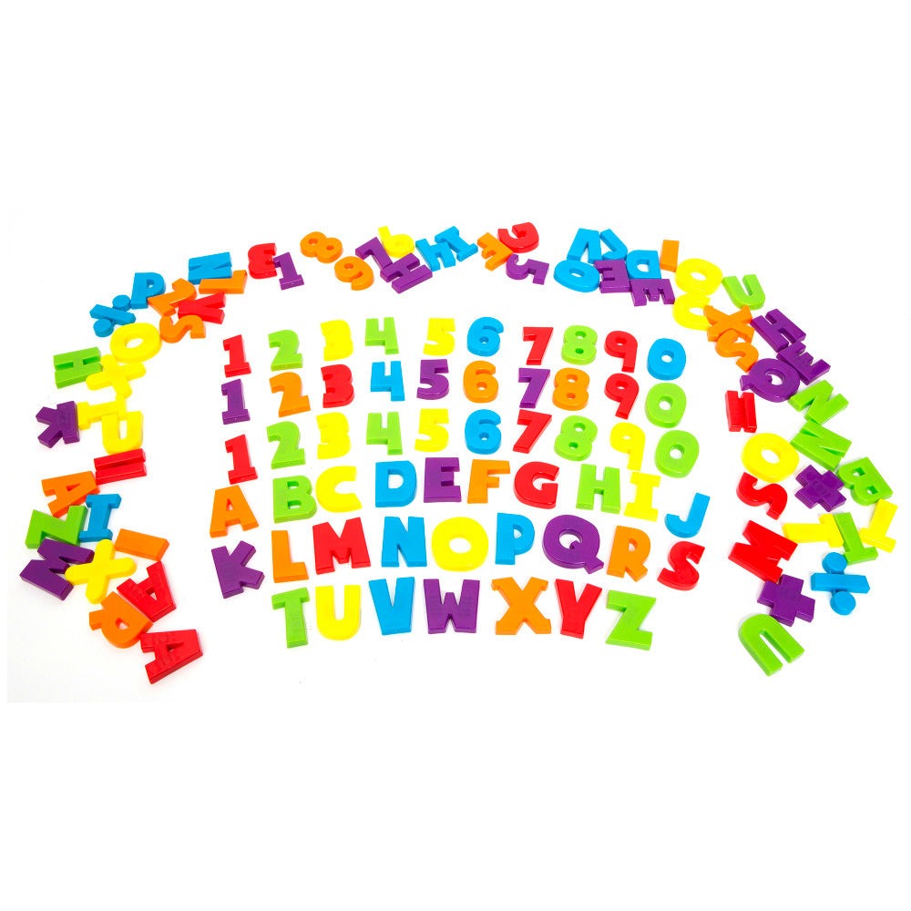 Boley Magnetic Alphabet & Number Set - 120pc Colorful Learning Playset for Kids Age 3+