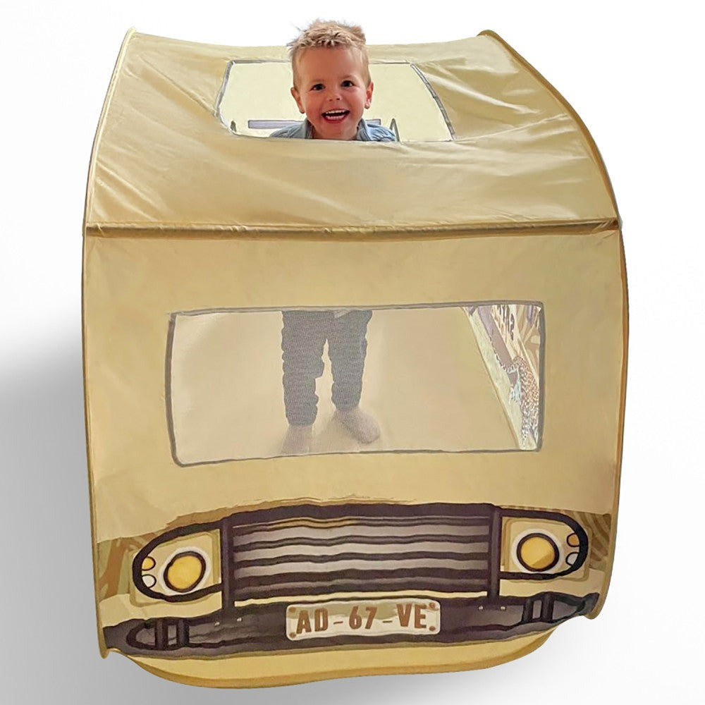 Pop It Up Safari Truck Tent - Wildlife Themed Playhouse