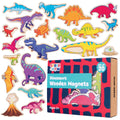 Spark & Wow Dinosaur Adventure Wooden Magnet Set - 20 Pieces