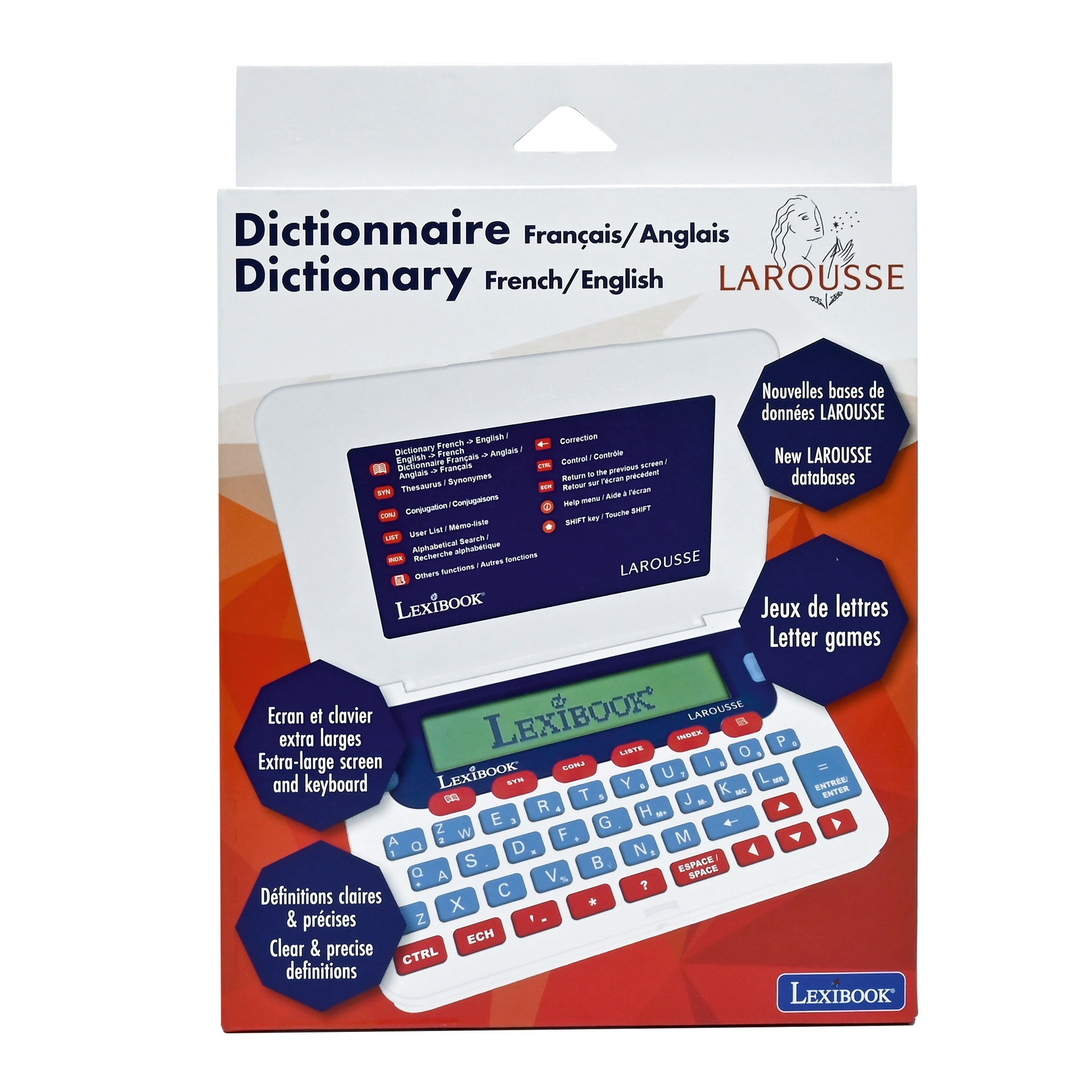 LEXIBOOK Larousse Pocket Electronic French Dictionary Model D860FR