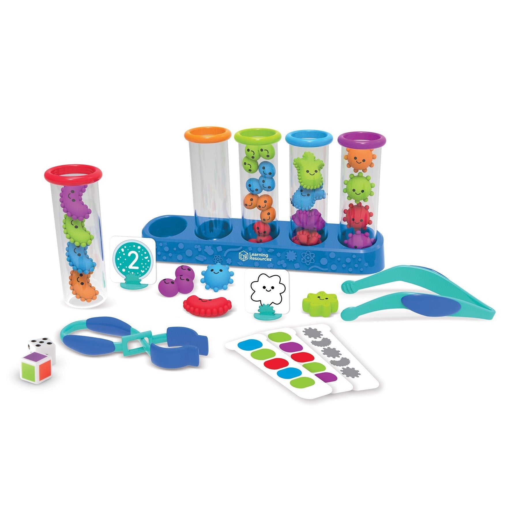 Learning Resources Silly Science - Colorful Germ Sorting Set