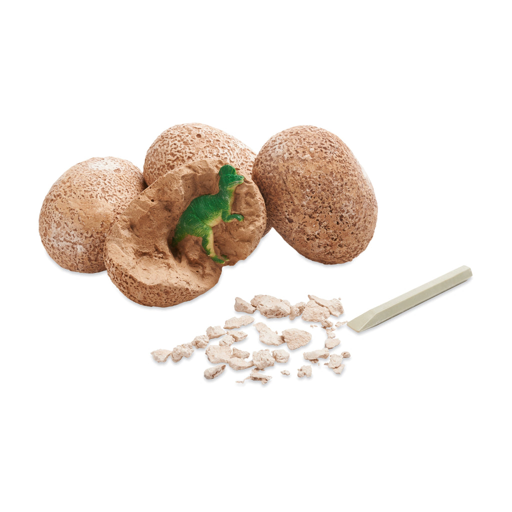 Dig It Up! Dinosaur Eggs 12-Pack Excavation Kit With Chisel Tools