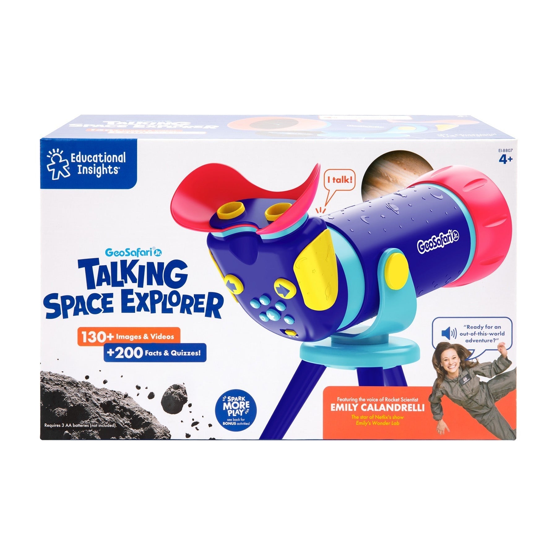 Educational Insights GeoSafari Jr. Talking Space Explorer Play Telescope