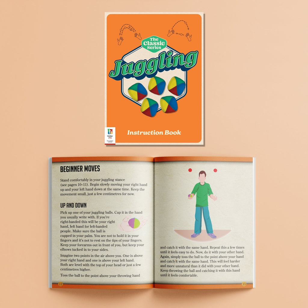 Hinkler Learn Juggling Kit With 5 Balls And Instructional Book