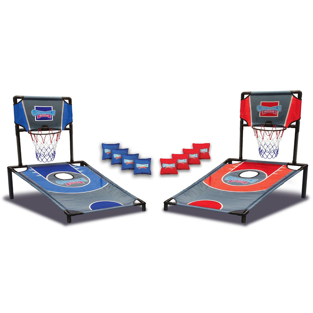 ABetter Design Cornhole Shootout: Basketball & Bean Bag Toss Combo, Ages 6+
