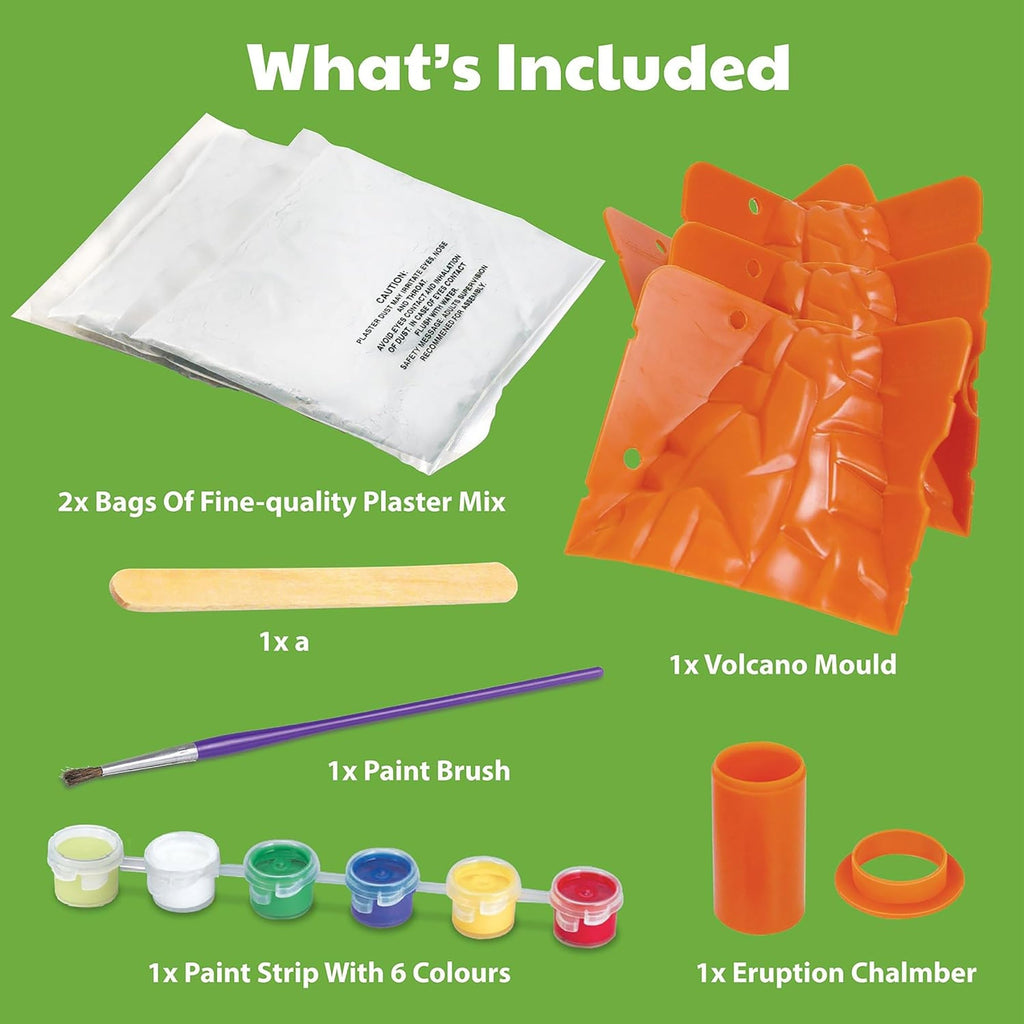 KidzLabs Volcano Making Kit With Erupting Science Experiment