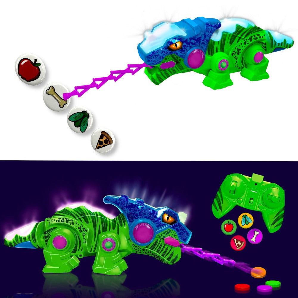 MukikiM Kool Kreepers RC-Rex - Color-Changing Dinosaur - Green & Blue