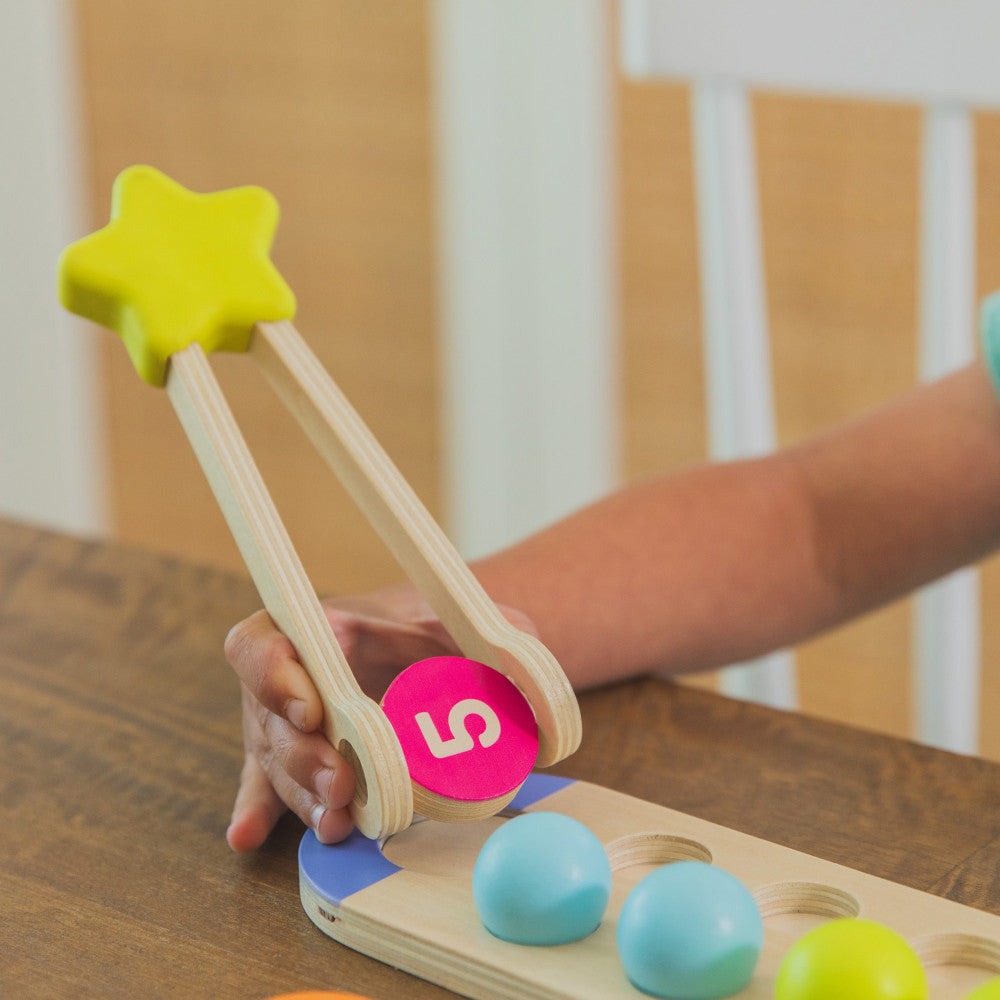 Educational Insights Count & Match Numbers 1-10 Wooden Set - Math Discovery