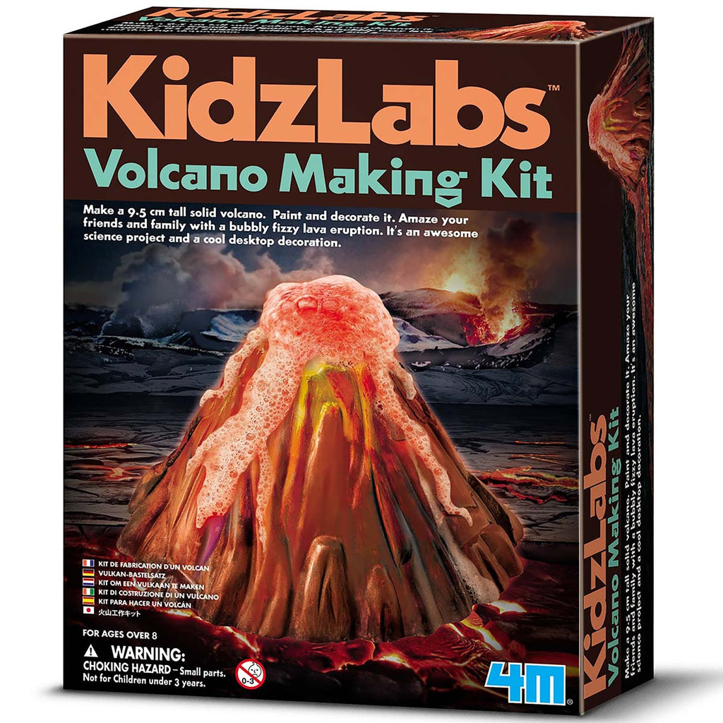 KidzLabs Volcano Making Kit With Erupting Science Experiment