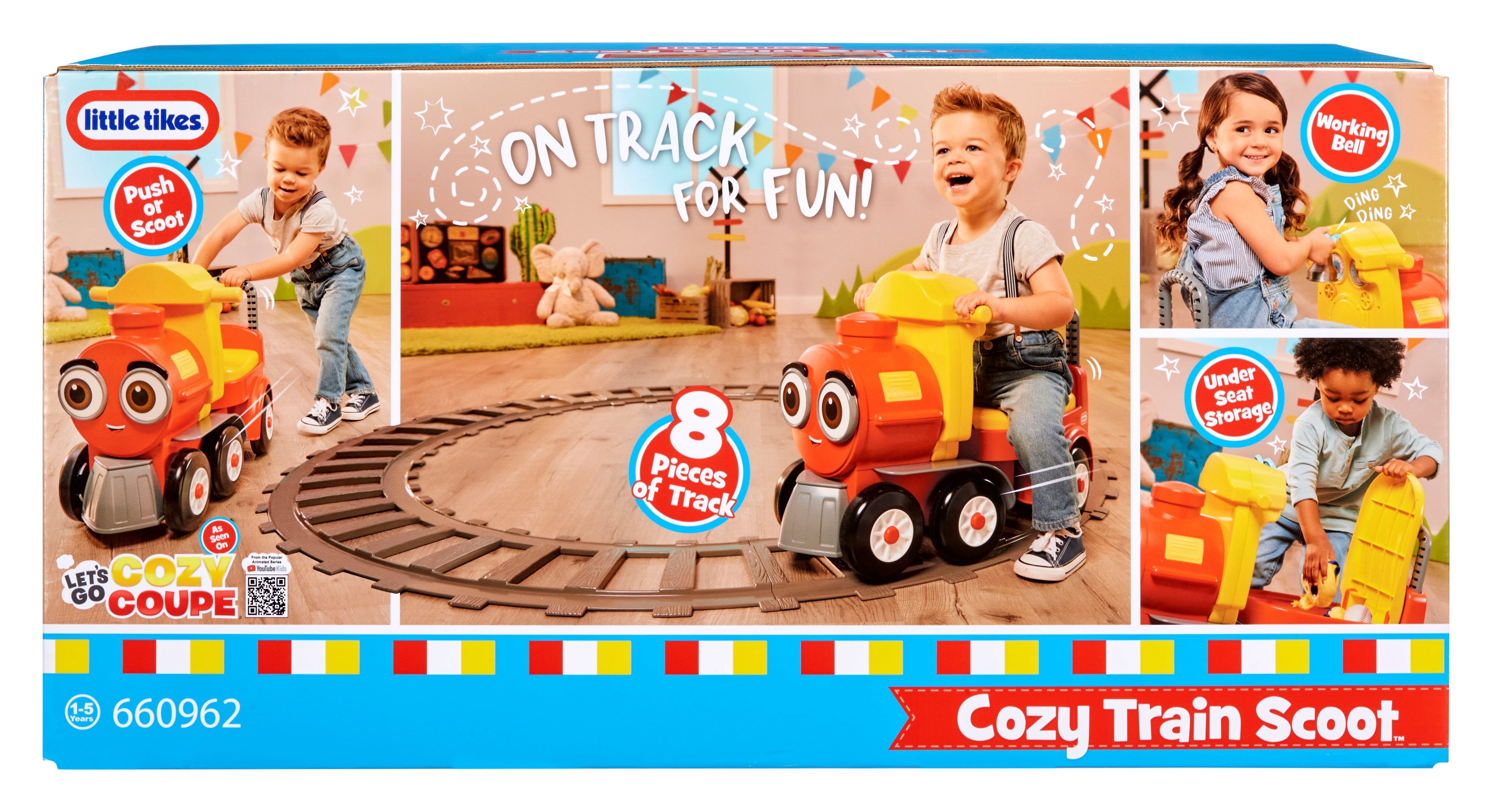 Adventure Express Cozy Train Scoot - Complete Railroad Journey