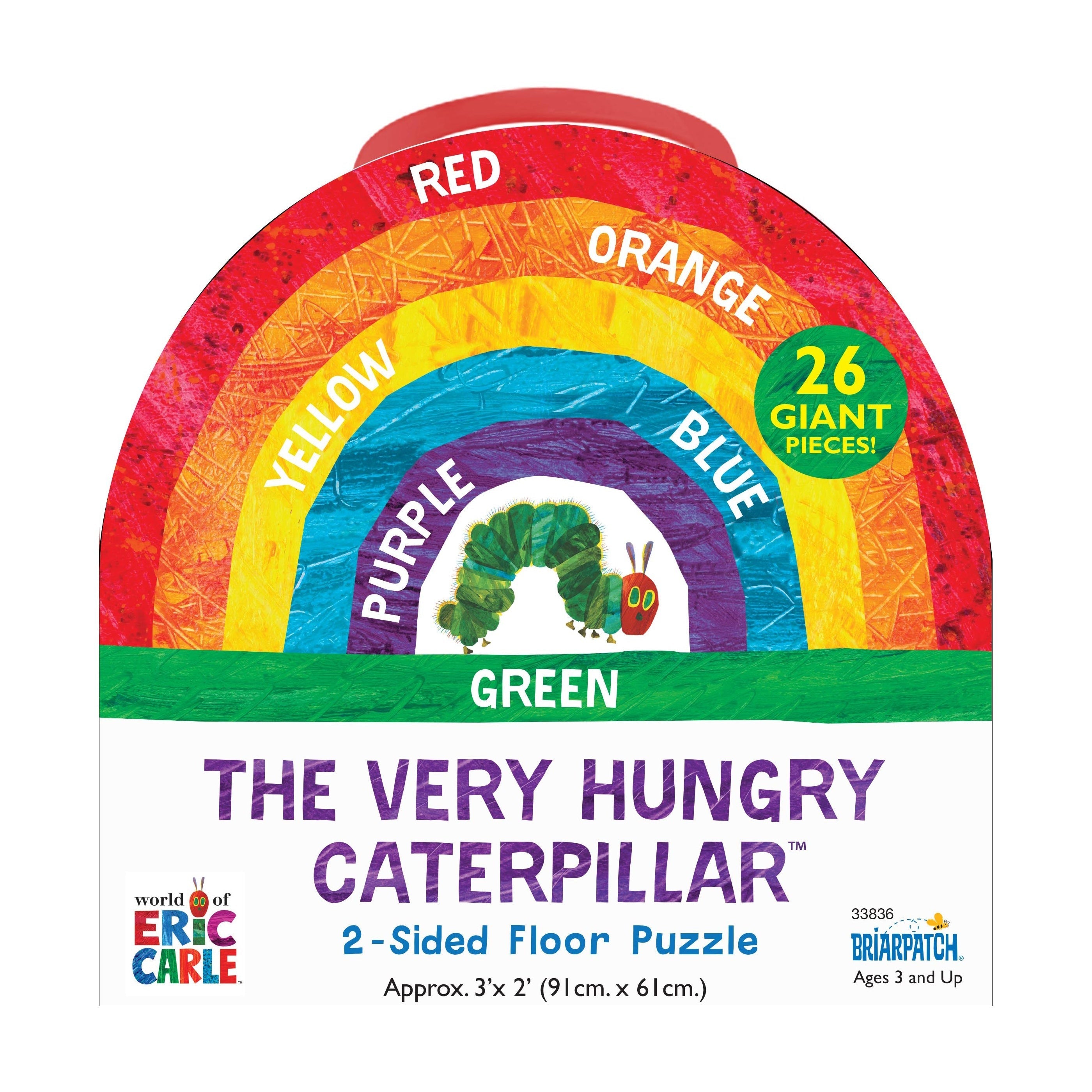 The Very Hungry Caterpillar 2-Sided Floor Puzzle 26 Pieces